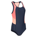 Navy - Side - Mountain Warehouse Womens-Ladies Take The Plunge One Piece Swimsuit