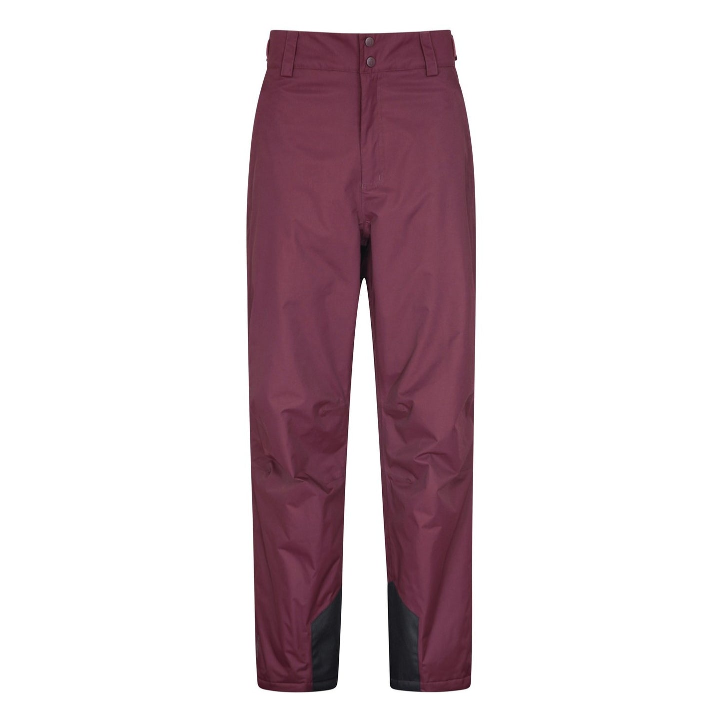 Burgundy - Front - Mountain Warehouse Mens Gravity Ski Trousers