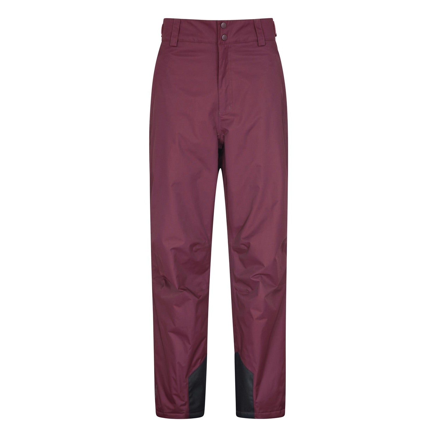 Burgundy - Front - Mountain Warehouse Mens Gravity Ski Trousers