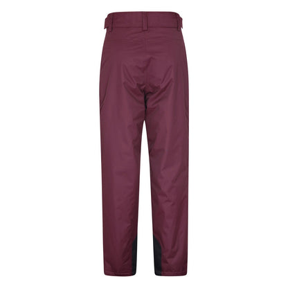 Burgundy - Back - Mountain Warehouse Mens Gravity Ski Trousers
