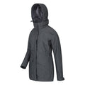 Grey - Side - Mountain Warehouse Womens-Ladies Shore Textured Waterproof Jacket