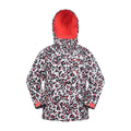 Coral - Front - Mountain Warehouse Childrens-Kids Snowdrop Watercolour Ski Jacket