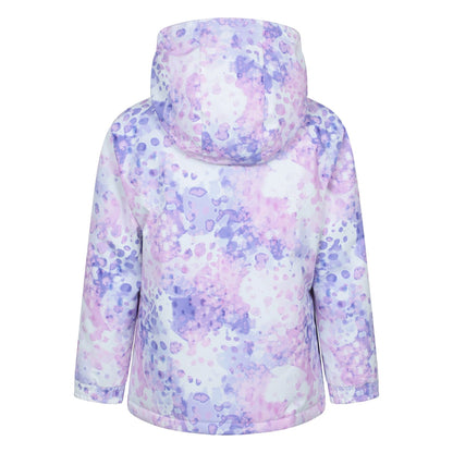 Pink - Side - Mountain Warehouse Childrens-Kids Snowdrop Watercolour Ski Jacket
