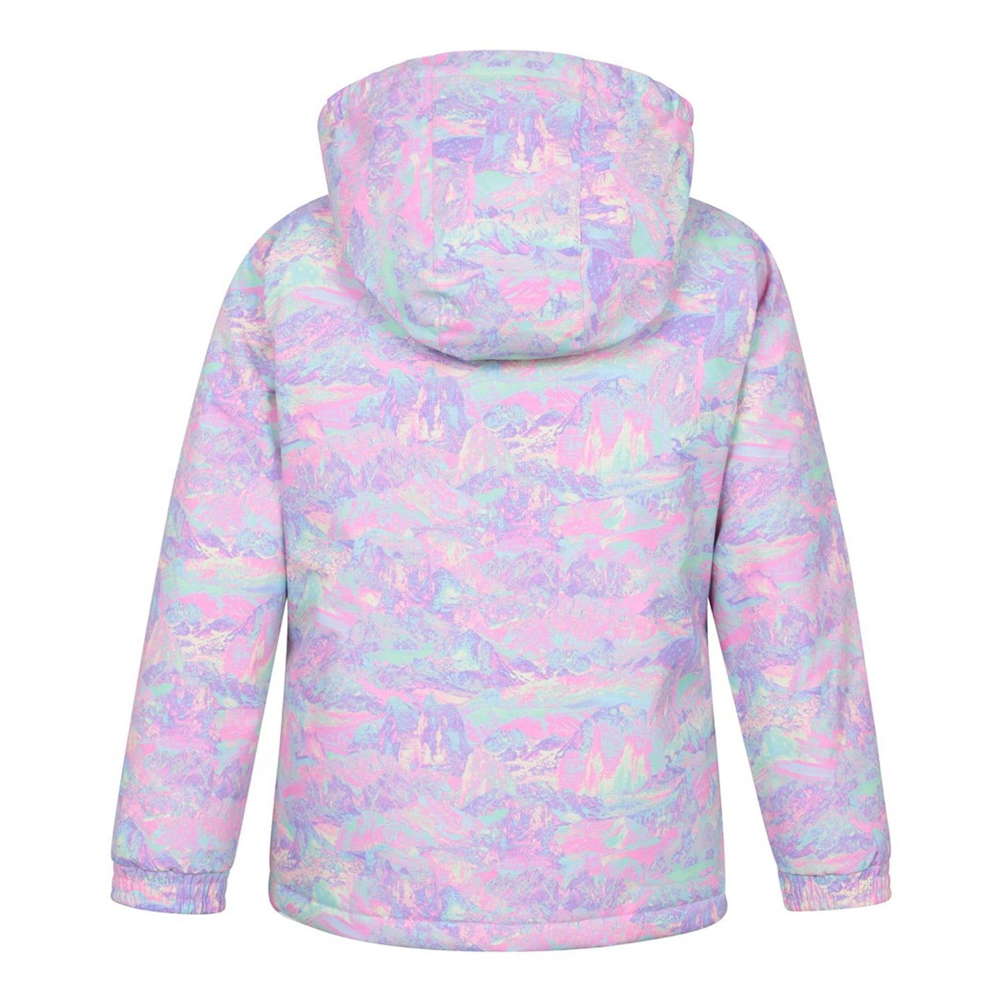 Pale Blue - Side - Mountain Warehouse Childrens-Kids Snowdrop Watercolour Ski Jacket
