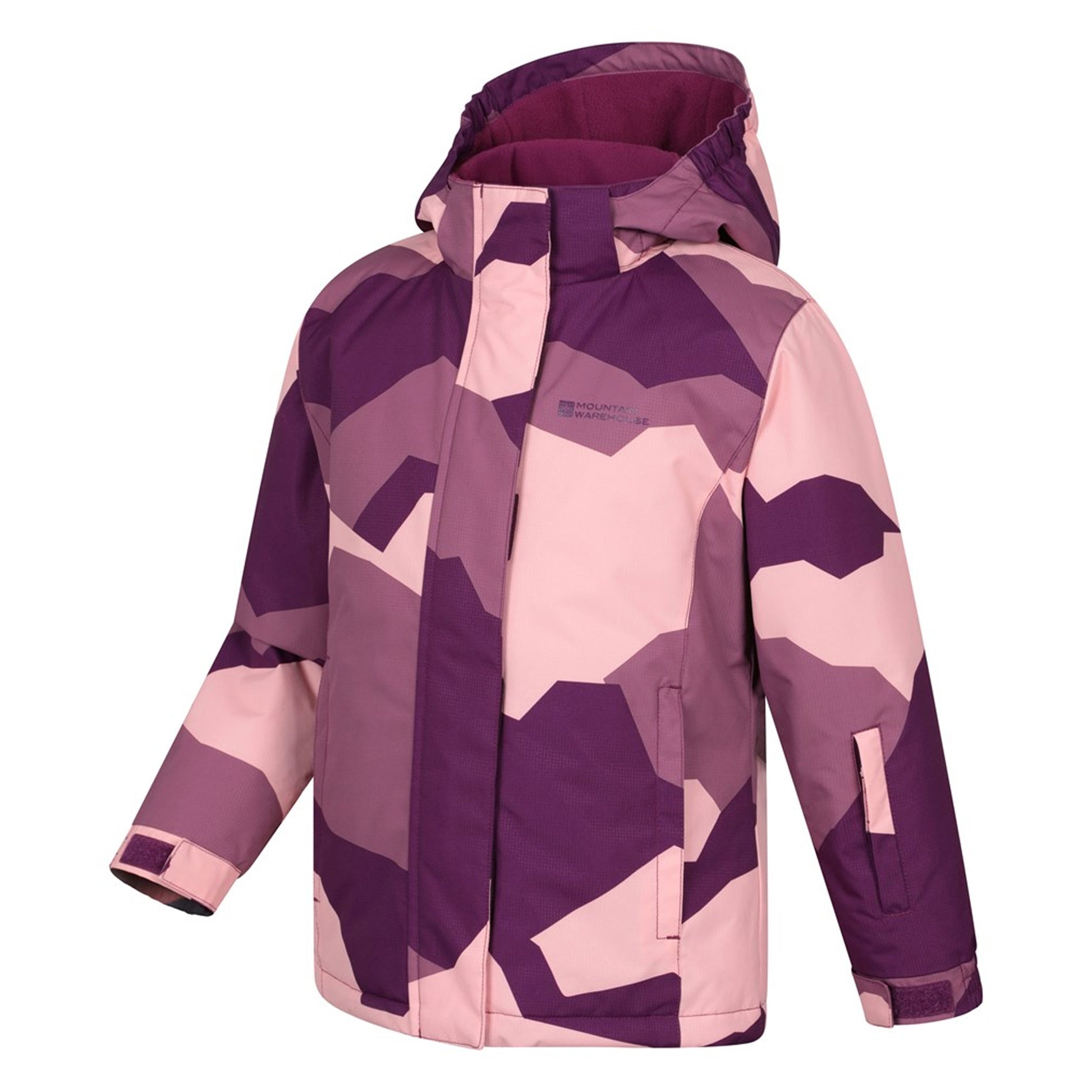 Berry - Lifestyle - Mountain Warehouse Childrens-Kids Snowdrop Watercolour Ski Jacket
