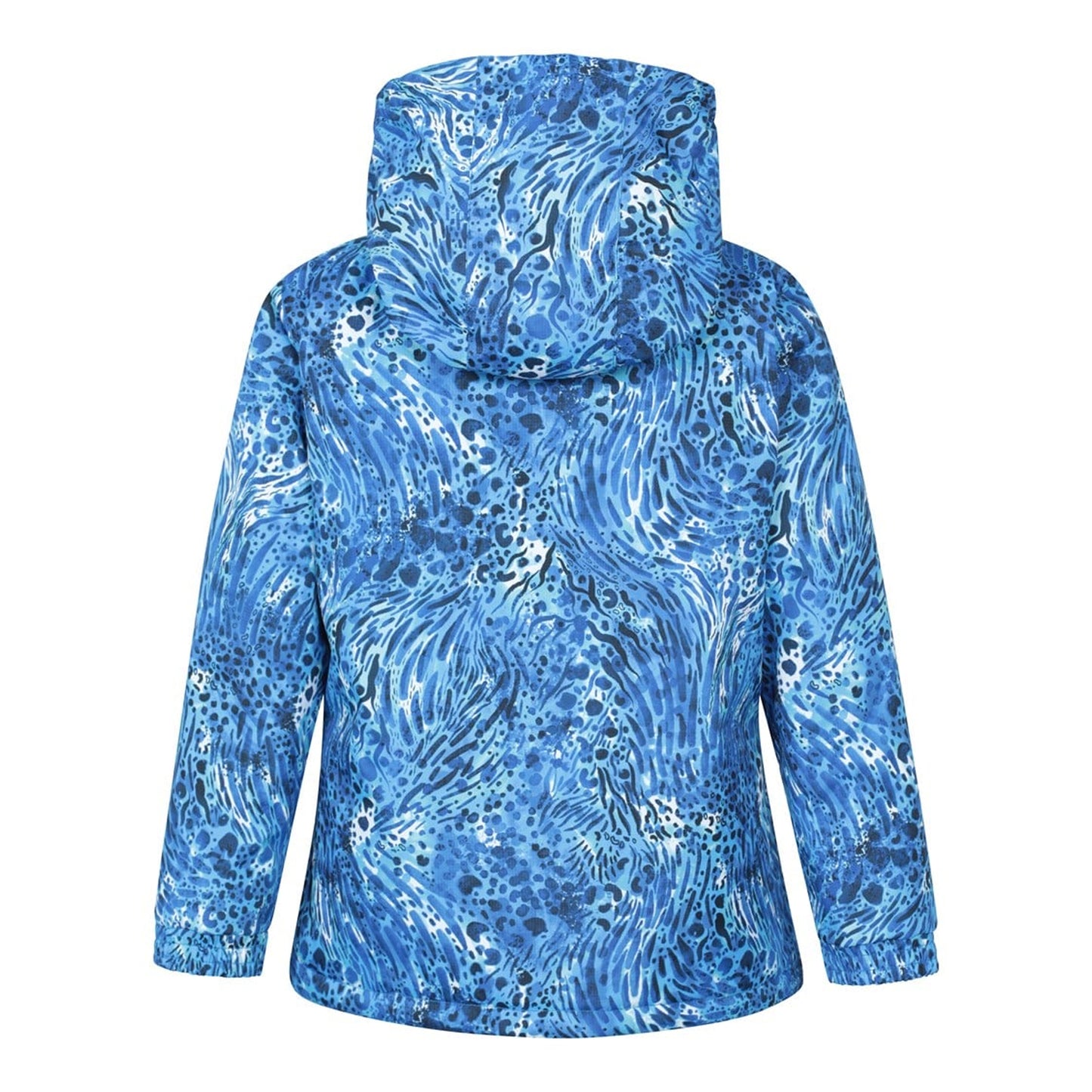 Blue - Side - Mountain Warehouse Childrens-Kids Snowdrop Watercolour Ski Jacket