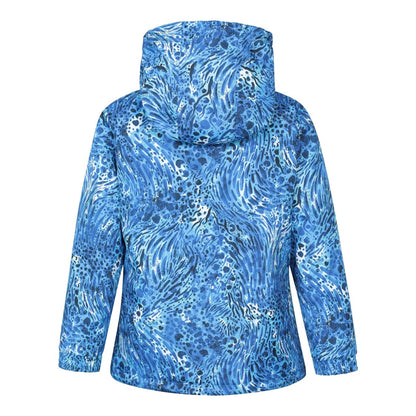 Blue - Side - Mountain Warehouse Childrens-Kids Snowdrop Watercolour Ski Jacket