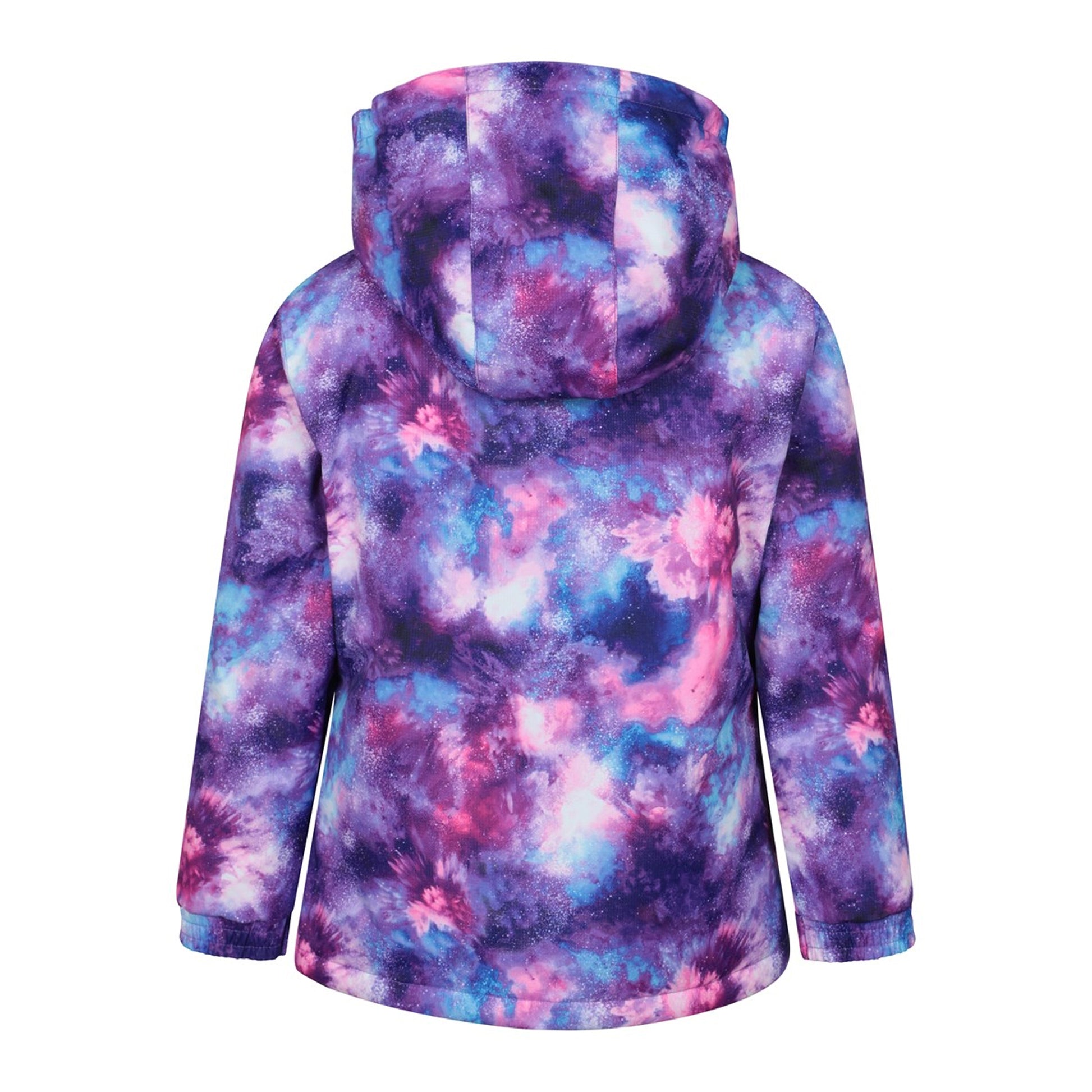 Dark Purple - Side - Mountain Warehouse Childrens-Kids Snowdrop Watercolour Ski Jacket