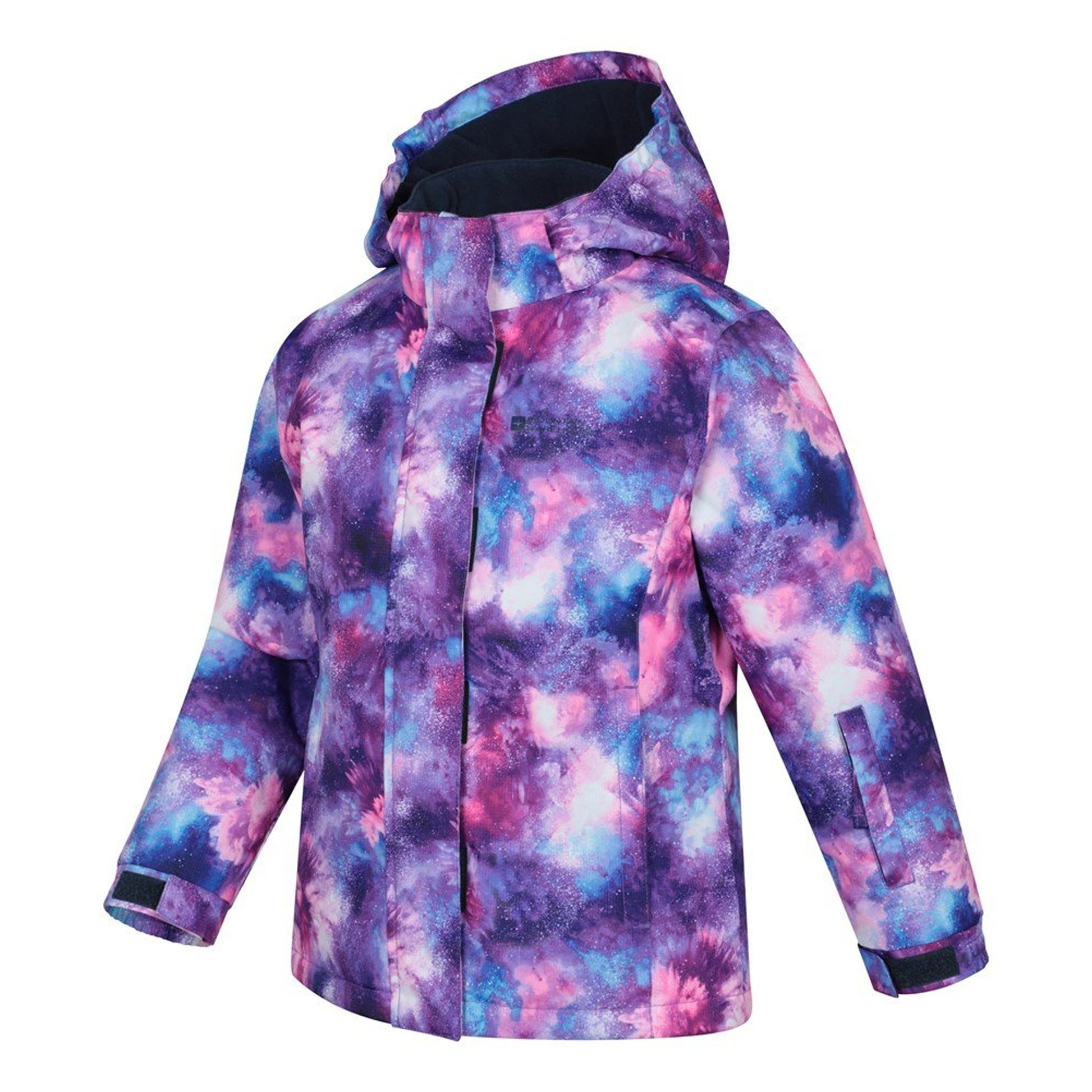 Dark Purple - Lifestyle - Mountain Warehouse Childrens-Kids Snowdrop Watercolour Ski Jacket