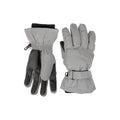 Grey - Side - Mountain Warehouse Childrens-Kids Reflective Winter Gloves