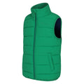 Green - Side - Mountain Warehouse Childrens-Kids Rocko Plain Padded Gilet