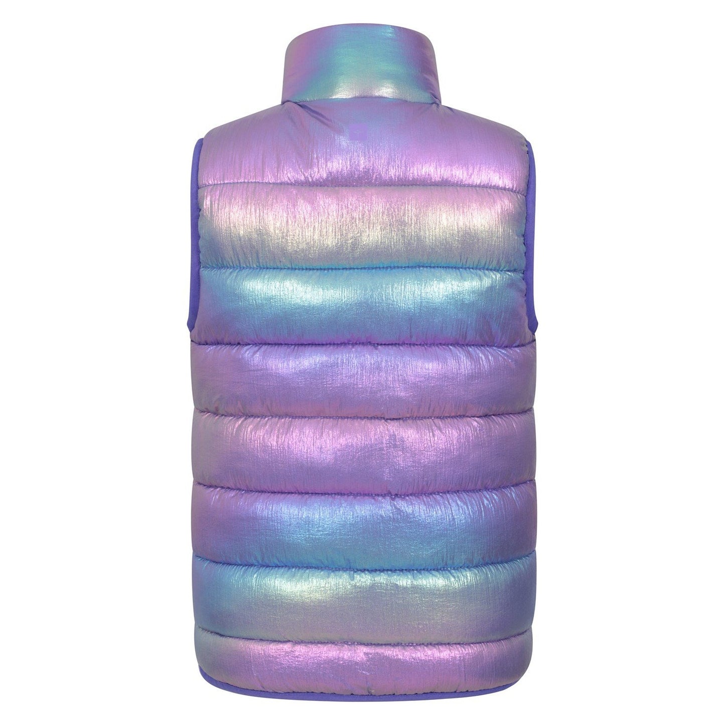 Blue - Back - Mountain Warehouse Childrens-Kids Rocko Plain Padded Gilet