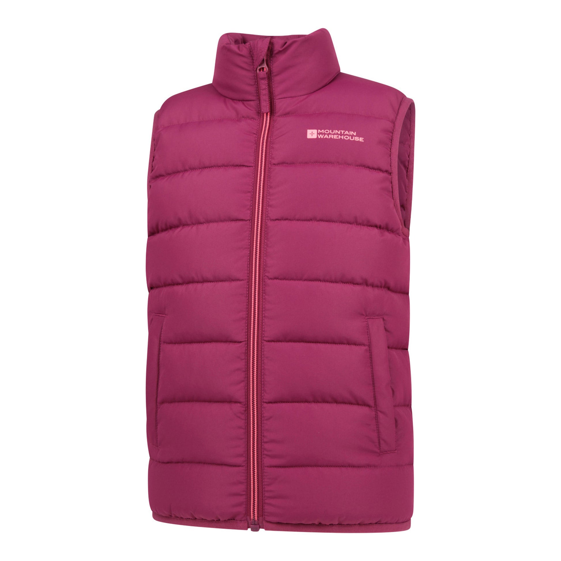 Berry - Lifestyle - Mountain Warehouse Childrens-Kids Rocko Plain Padded Gilet