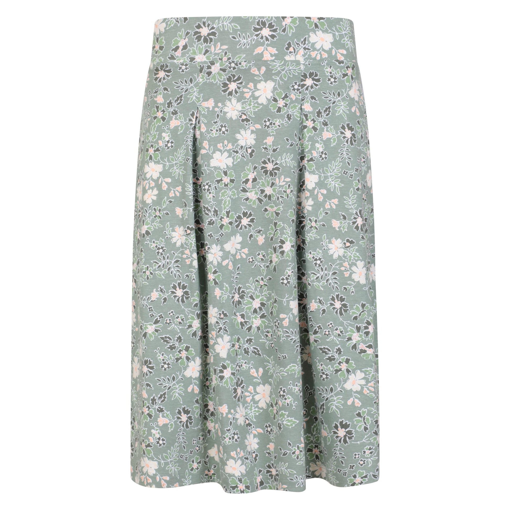 Pale Green - Front - Mountain Warehouse Womens-Ladies Waterfront Spotted Midi Skirt