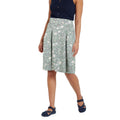 Pale Green - Back - Mountain Warehouse Womens-Ladies Waterfront Spotted Midi Skirt