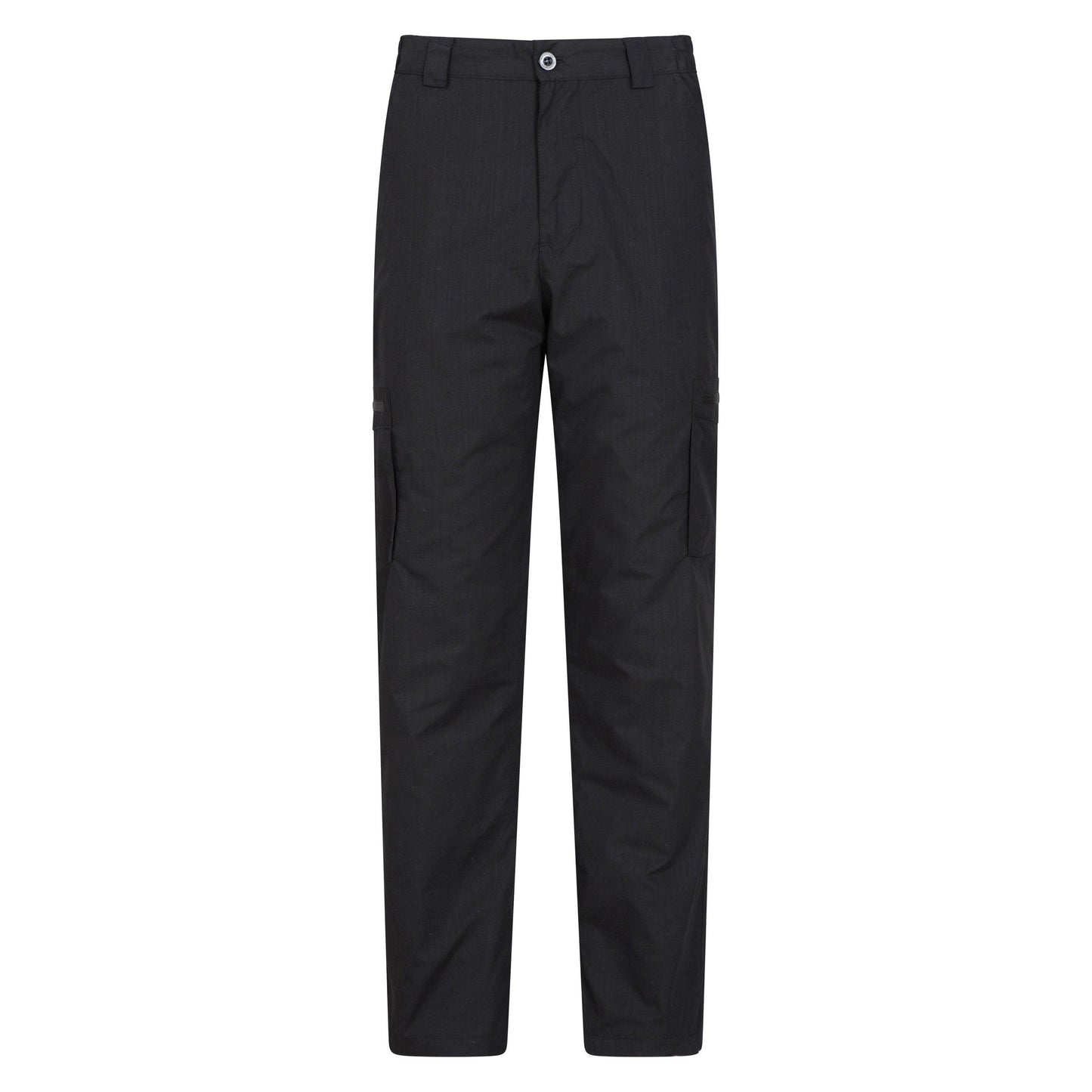 Jet Black - Front - Mountain Warehouse Mens Trek II Long Winter Trousers