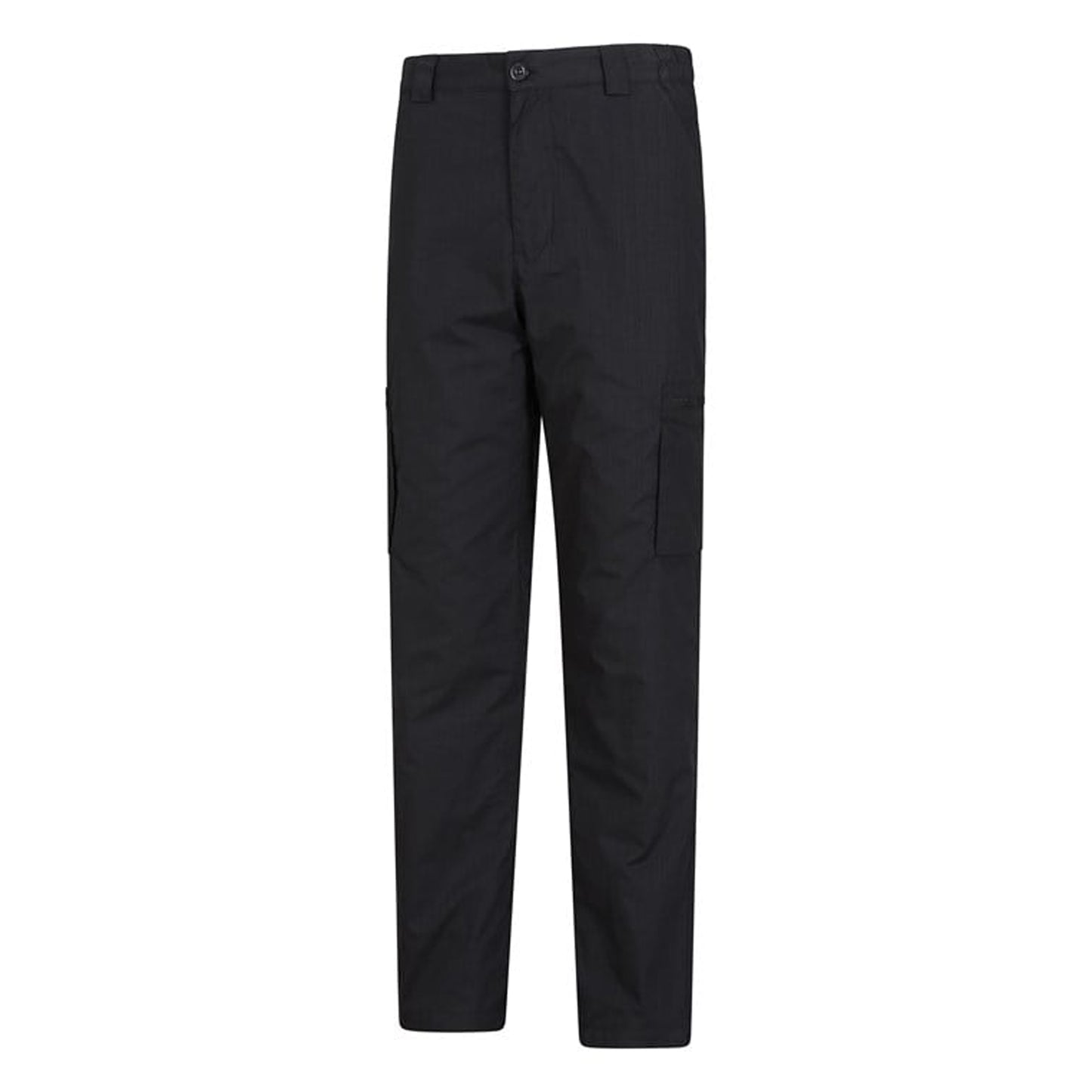 Jet Black - Side - Mountain Warehouse Mens Trek II Long Winter Trousers