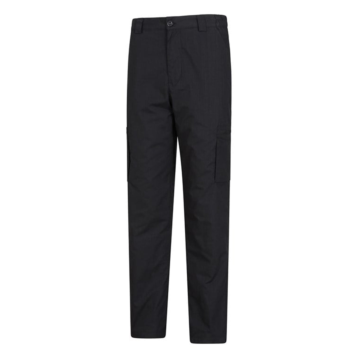 Jet Black - Side - Mountain Warehouse Mens Trek II Long Winter Trousers