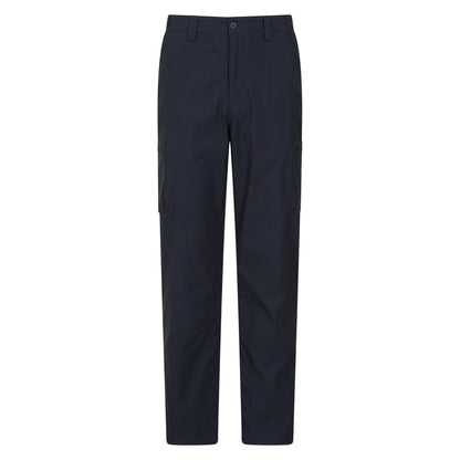Dark Blue - Front - Mountain Warehouse Mens Trek II Long Winter Trousers