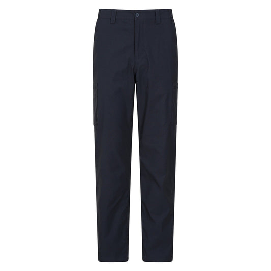 Dark Blue - Front - Mountain Warehouse Mens Trek II Long Winter Trousers