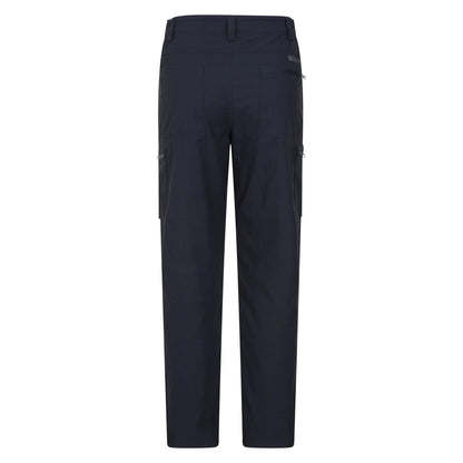 Dark Blue - Back - Mountain Warehouse Mens Trek II Long Winter Trousers