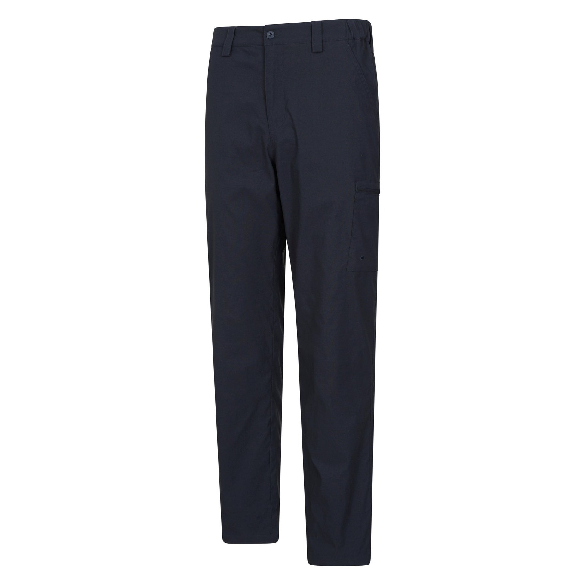 Dark Blue - Side - Mountain Warehouse Mens Trek II Long Winter Trousers