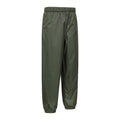 Green - Side - Mountain Warehouse Childrens-Kids Fleece Lined Waterproof Trousers
