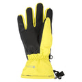 Lime-Black-Blue - Back - Mountain Warehouse Childrens-Kids Extreme Waterproof Ski Gloves