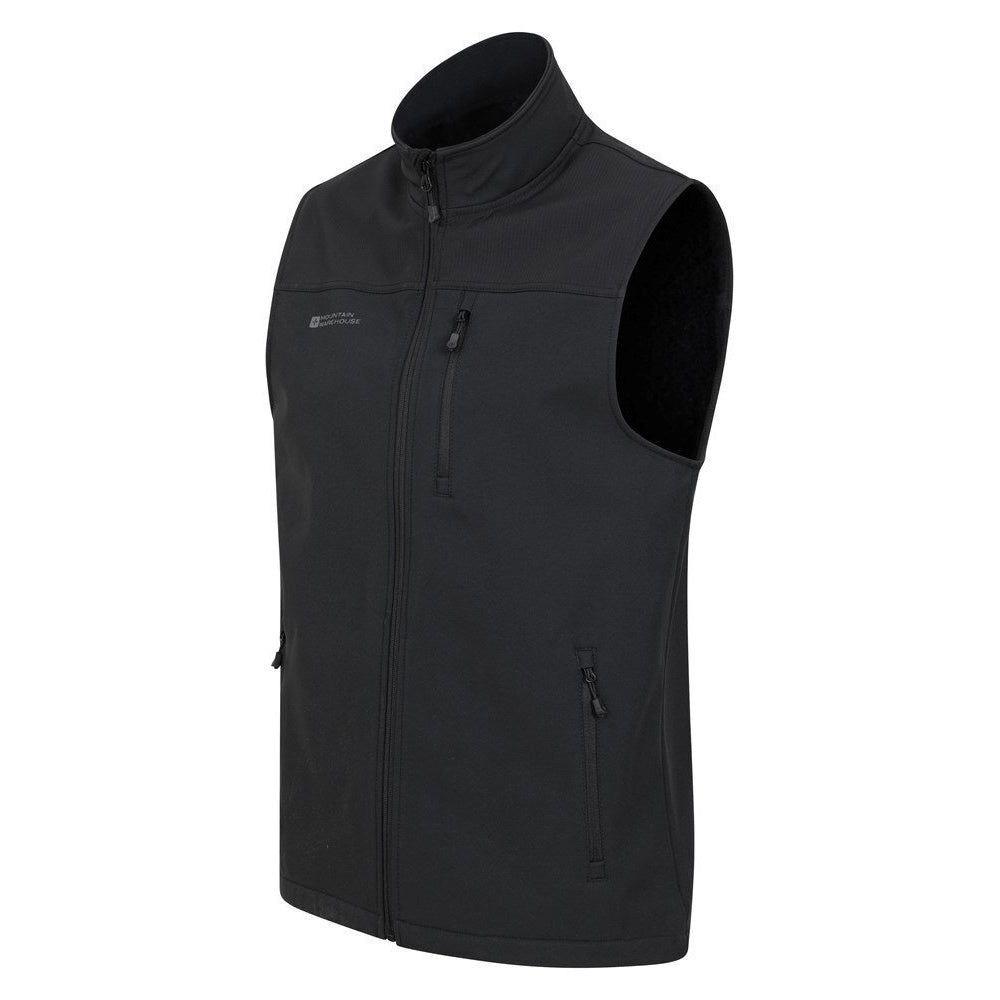 Black - Side - Mountain Warehouse Mens Grasmere Gilet