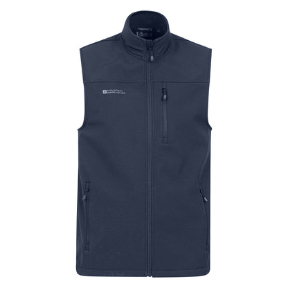 Dark Blue - Front - Mountain Warehouse Mens Grasmere Gilet