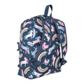 Dark Blue - Back - Mountain Warehouse Bookworm Unicorn And Rainbow 20L Backpack Set