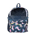 Dark Blue - Side - Mountain Warehouse Bookworm Unicorn And Rainbow 20L Backpack Set