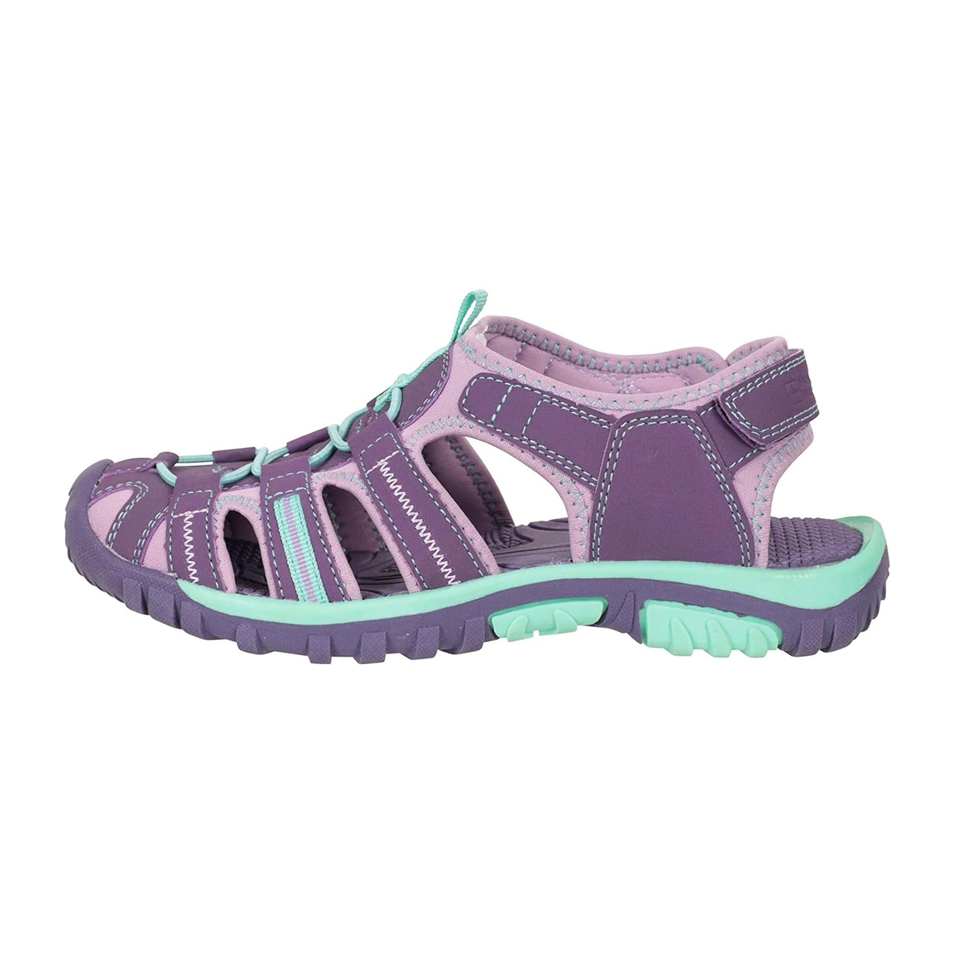 Purple - Side - Mountain Warehouse Childrens-Kids Bay Sandals