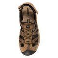 Brown - Pack Shot - Mountain Warehouse Mens Bay Reef Sandals