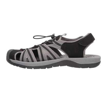 Black - Side - Mountain Warehouse Mens Bay Reef Sandals
