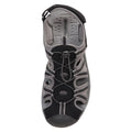 Black - Close up - Mountain Warehouse Mens Bay Reef Sandals