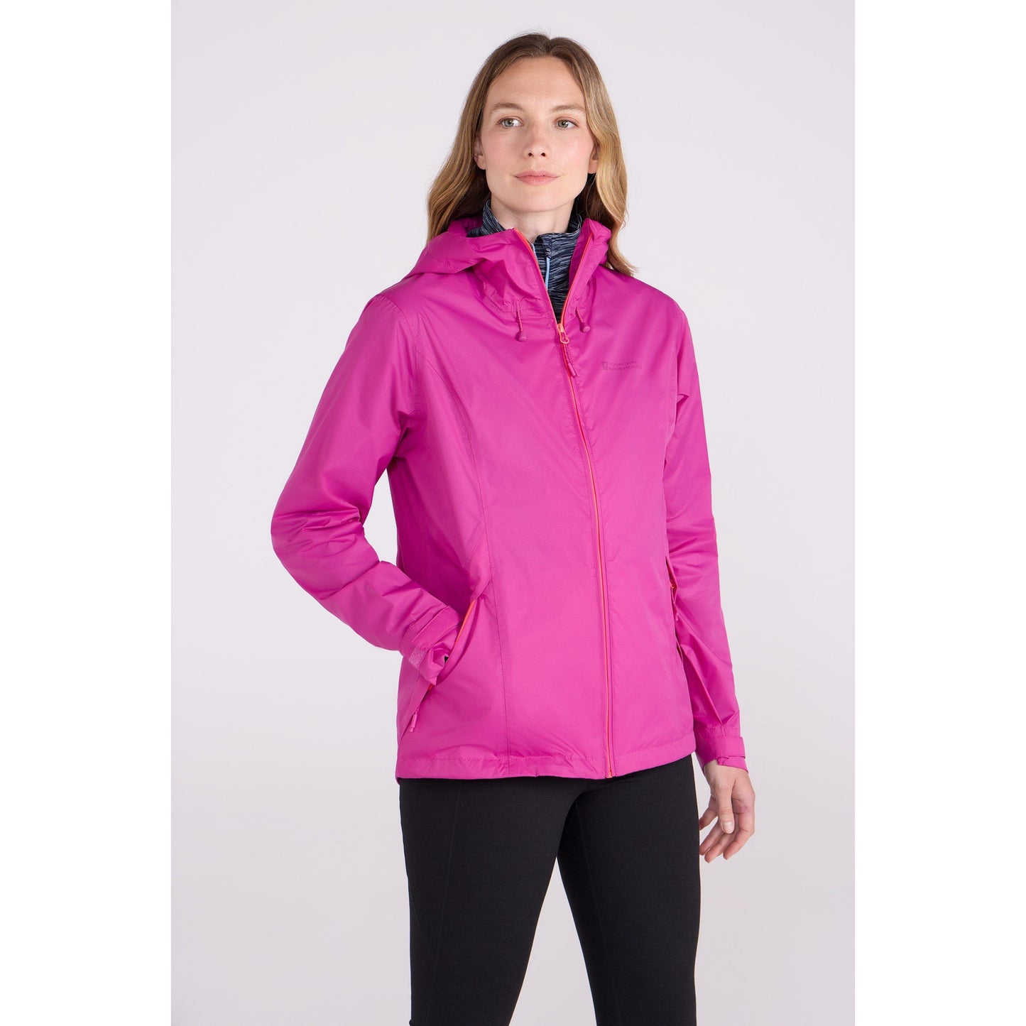 Bright Pink - Front - Mountain Warehouse Womens-Ladies Swerve Packaway Waterproof Jacket