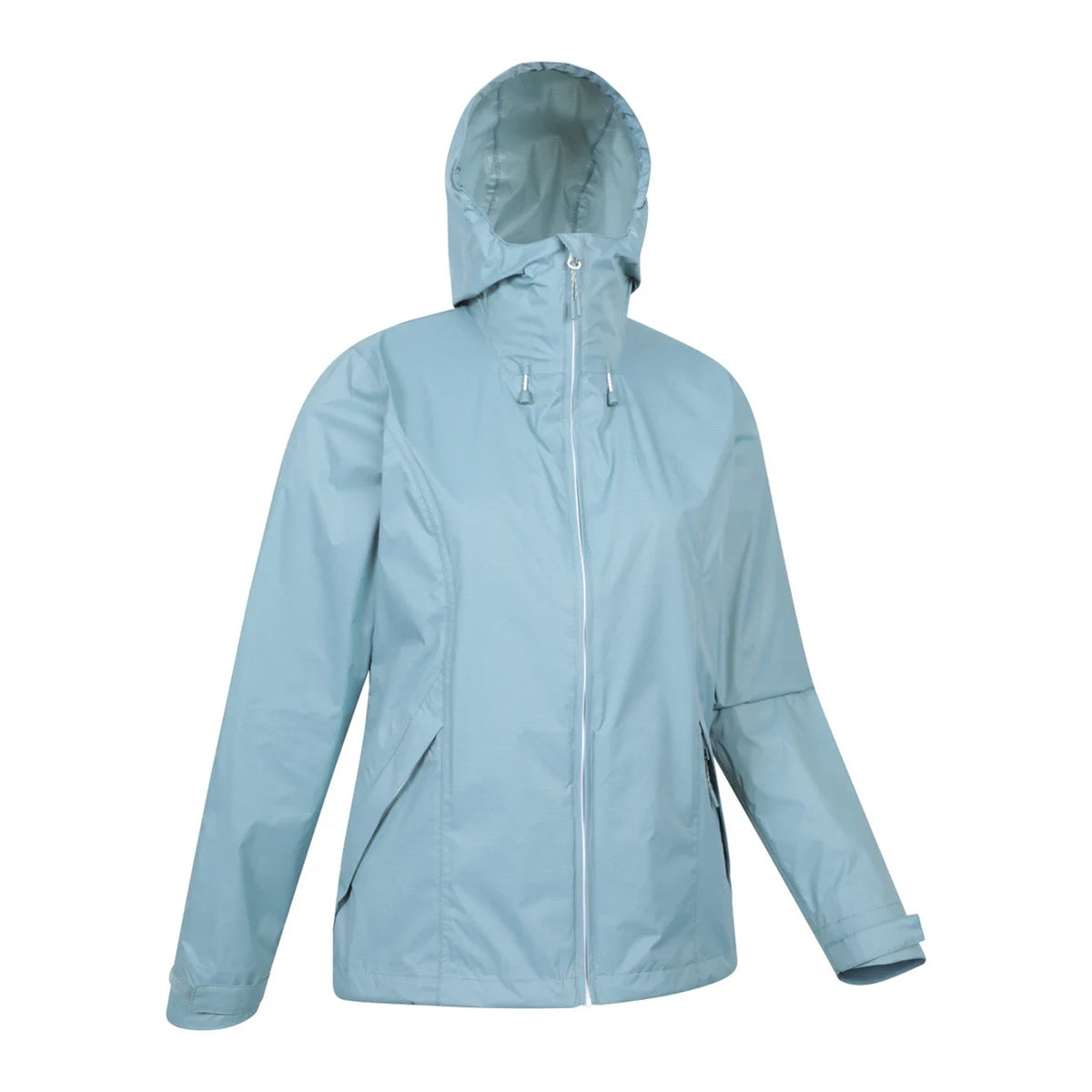 Light Teal - Side - Mountain Warehouse Womens-Ladies Swerve Packaway Waterproof Jacket