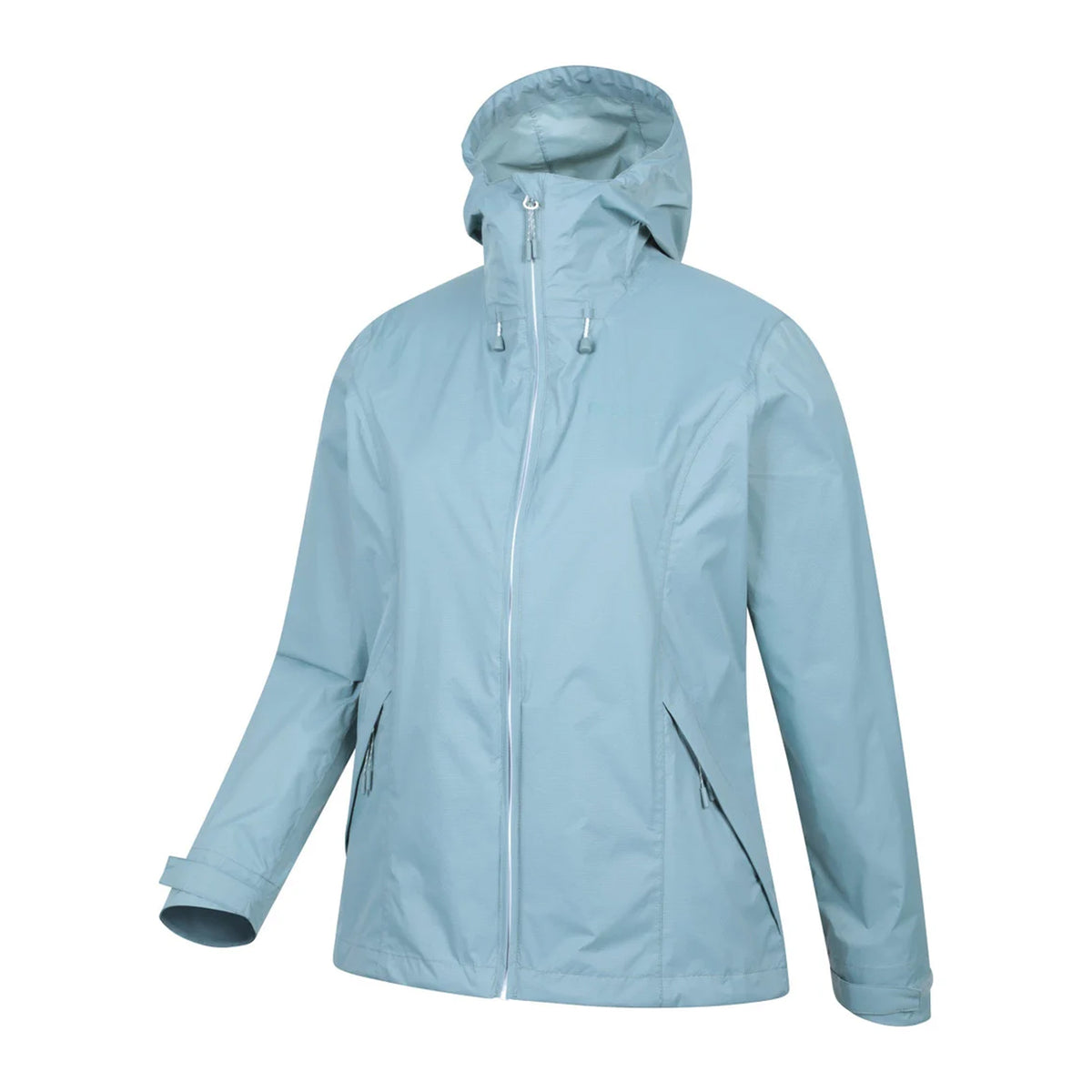 Light Teal - Lifestyle - Mountain Warehouse Womens-Ladies Swerve Packaway Waterproof Jacket