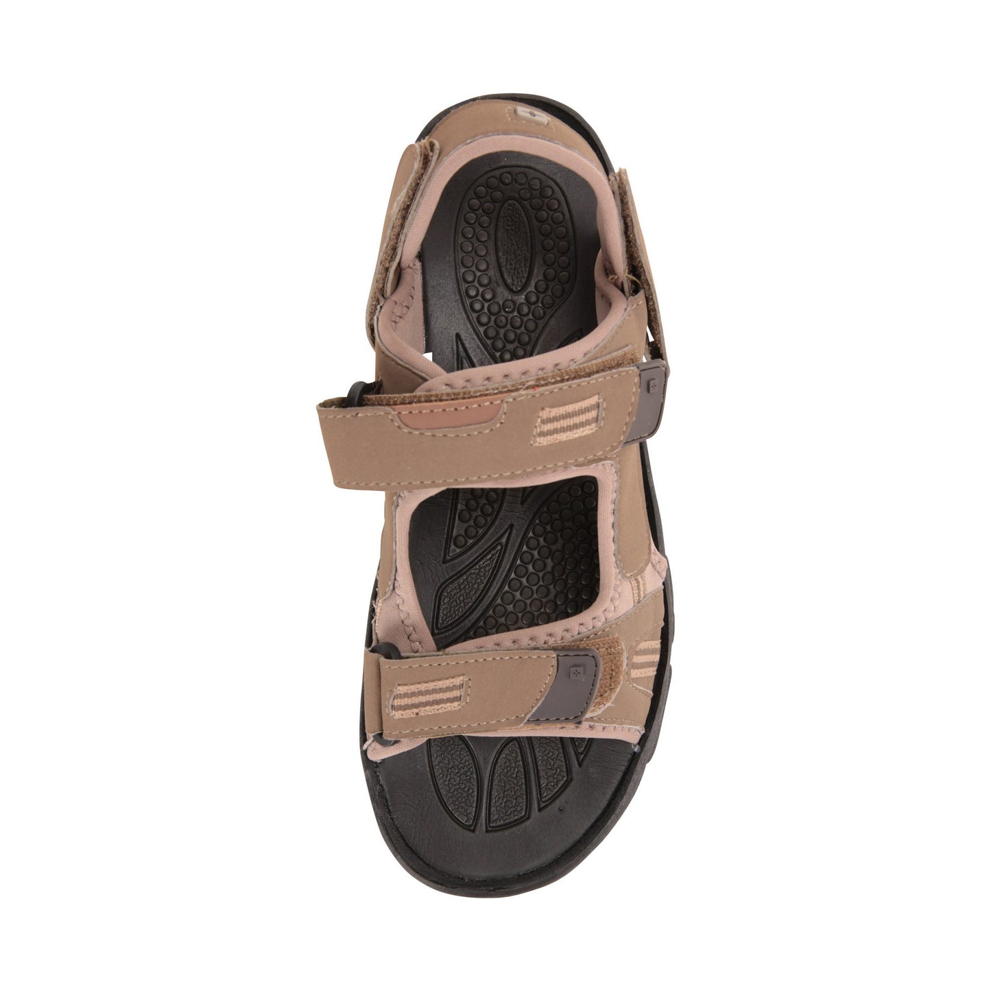 Brown - Pack Shot - Mountain Warehouse Mens Z4 Synthetic Suede Sandals