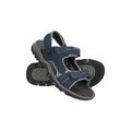 Dark Grey - Close up - Mountain Warehouse Mens Z4 Synthetic Suede Sandals