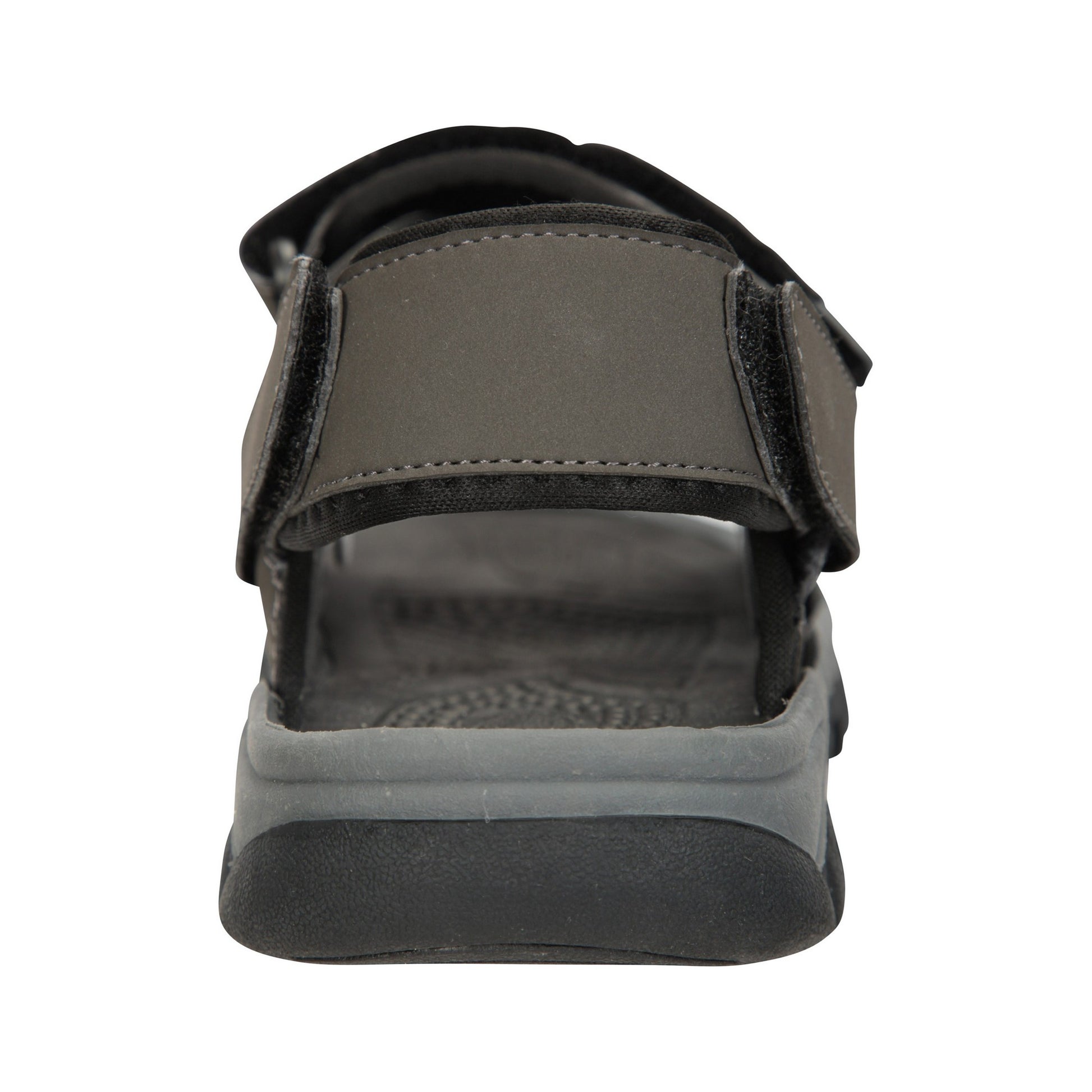 Black - Back - Mountain Warehouse Mens Z4 Synthetic Suede Sandals