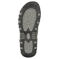 Khaki Green - Close up - Mountain Warehouse Mens Z4 Synthetic Suede Sandals