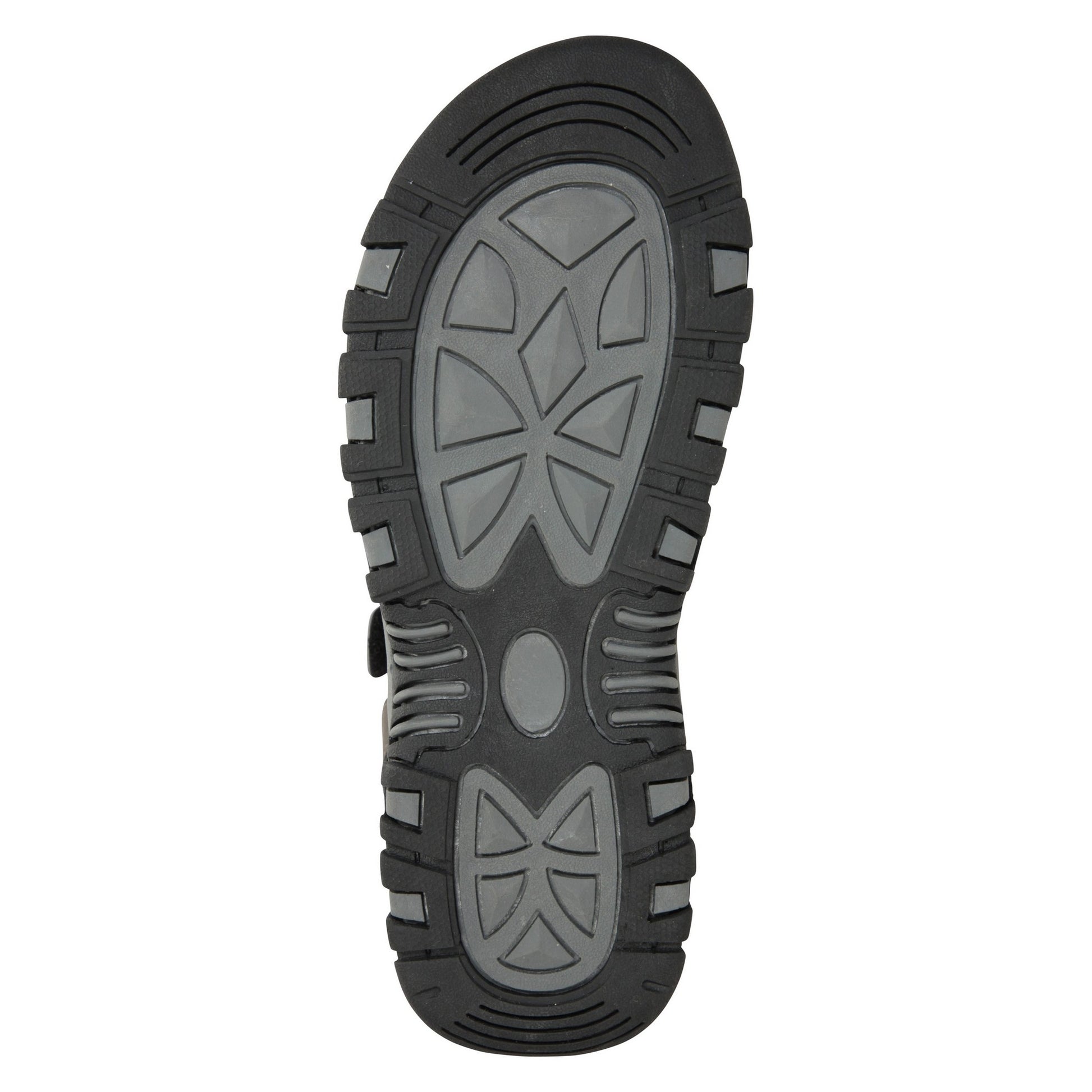 Black - Pack Shot - Mountain Warehouse Mens Z4 Synthetic Suede Sandals