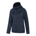 Dark Blue - Side - Mountain Warehouse Womens-Ladies Nevis Full Zip Hoodie