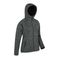 Black - Front - Mountain Warehouse Womens-Ladies Nevis Full Zip Hoodie