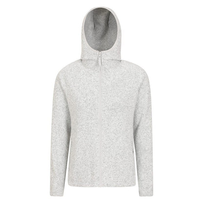 Grey - Front - Mountain Warehouse Womens-Ladies Nevis Full Zip Hoodie
