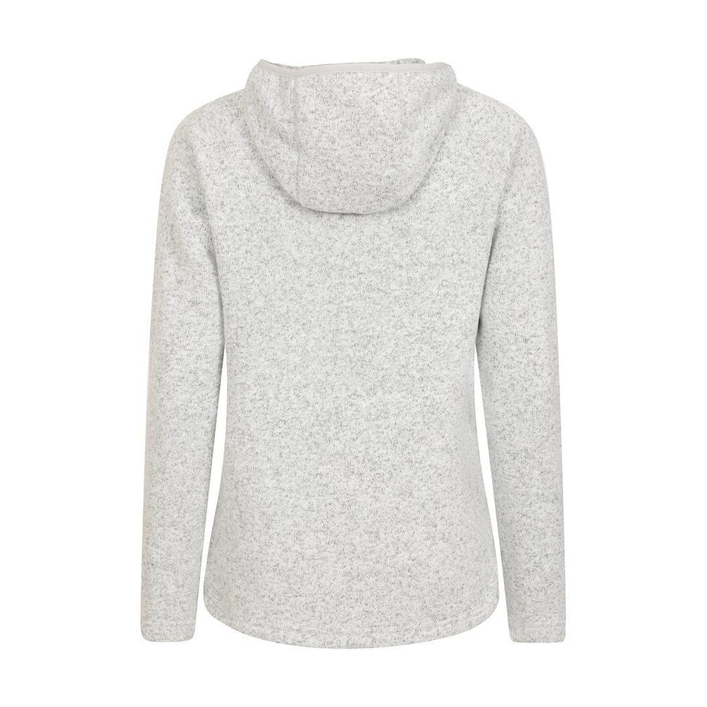 Grey - Back - Mountain Warehouse Womens-Ladies Nevis Full Zip Hoodie