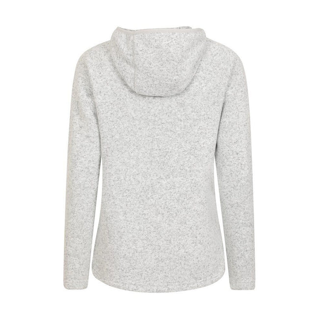 Grey - Back - Mountain Warehouse Womens-Ladies Nevis Full Zip Hoodie