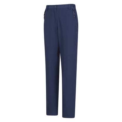 Navy - Lifestyle - Mountain Warehouse Womens-Ladies Arctic Stretch Fleece Lined Hiking Trousers